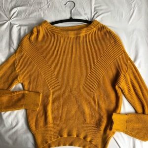 Yellow/Orange Knitted Sweater